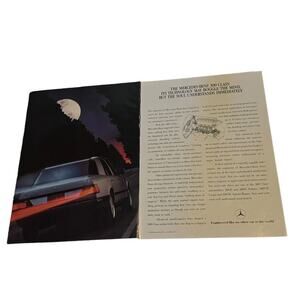 Mercedes-Benz 300 E 1988 Sedan photo Drive & You Will Understand 2-page print ad